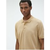Koton Polo T-shirt - Brown - Regular fit cene