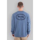 Hurley Fleece Top Printing Press Pasages Crew Sweat grey teal | Shoptok.si
