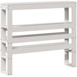  Okvir kreveta s uzglavljem bijeli 75x190 cm od borovine | Eponuda.com