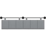  Držeće uzglavlje Zidne Svijetlo siva 170 x 55 x 5 cm tkanina - Svjetlosiva 160 cm bez LED | shoptok.hr