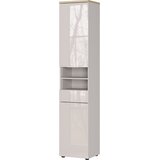Germania Krem visok/uski kupaonski ormarić u sjajnom dekoru 39x190 cm Tavira – Cijene
