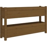  Sadilica smeđa boja meda 112x25x66 cm od masivne borovine | shoptok.hr