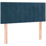Box spring krevet s madracem tamnoplavi 100x200 cm baršunasti | shoptok.hr