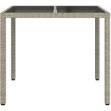  Stol za vrt Siva 90 x 90 x 75 cm poliratan | shoptok.hr