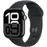 Apple Watch Serija 10 LTE 42 mm S/M Crno MWX63QF/A Aluminij sportska narukvica Crna