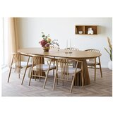 House Nordic Polica s više razina u dekoru hrasta u prirodnoj boji 20 cm Oshawa – | shoptok.hr