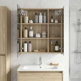  Kopalniška ogledalna omara Sonoma hrast 60 x 14,5 x 70 cm, (5000233127) | Shoptok.si