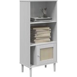 vidaXL Regal za knjige SENJA izgled ratana bijeli 60x35x130cm borovina | shoptok.hr