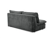 Bobochic Paris Temno siva raztegljiva sedežna garnitura iz rebrastega žameta 184 cm Isadora – | Shoptok.si