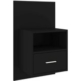  Stenske nočne omarice 2 kosa črne, (20809027) | Shoptok.si