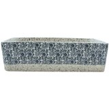 Nadgradni umivaonik sivo-plavi 46 x 35,5 x 13 cm keramički | shoptok.hr