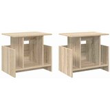 TV stalak 2 pcs Sonoma hrast 50 x 35 x 45 cm Konstruirano drvo | Eponuda.com