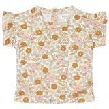 dekliška majica s kratkimi rokavi vintage little flowers printed