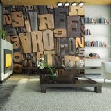  Tapeta - Wooden letters 200x154 Cijene