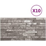  Zidne panele 10 pcs Tamnosiva 100 x 50 cm EPS pjena | shoptok.hr