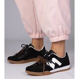 D/CEO marka niezdefiniowana Black canvas sneakers with colorful laces Bekki | Shoptok.si