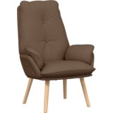  Udobna Fotelja Smeđa Tkanina | shoptok.hr