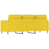  Trosjed od tkanine svjetložuti 180 cm Žuta | Shoptok.si