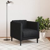 Fotelja od tkanine crna | Shoptok.si