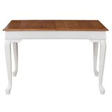 Woody Fashion Trpezarijski sto na razvlačenje Albero29, 80x75-160 cm, Smeđe-bijeli Cijene