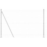 Vanjski Euro Ograda s Betonskom Podlogom 10 x 1,5 m Srebrna | shoptok.hr