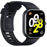 Redmi Watch 4, crni 1.97" ekran, metalno kućište, Bluetooth pozivi, GNSS sistem | Eponuda.ba