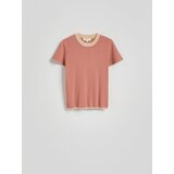 Reserved Pamučna majica - bež | shoptok.hr