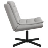  Vrtljiv stol Oblačno siva 63 x 75 x 76 cm blago, (5000288949) | Shoptok.si