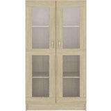  Vitrina boja hrasta sonome 82,5 x 30,5 x 150 cm od iverice | shoptok.hr