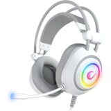  Slušalice sa mikrofonom gaming RAMPAGE RM-K19 RAGING PLUS White USB 7.1 Surround RGB LED Gaming Headset with Microphone, 40176 | Eponuda.ba