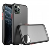  ovitek s trdim zadnjim delom za iPhone 12 Pro Max - črn Cene