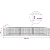  Gabion s žicom debljine 5 mm i mrežom 5x5 cm 300x50x50 cm - 50 cm 50 cm 300 cm | shoptok.hr