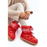 Boto Women's lace-up snow boots Red Soia | Shoptok.si