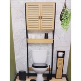 Tendance CEBU kupatilski ormarić sa 1 policom I VRATIMA 173X60X21.5CM MDF/BAMBUS Crna | Eponuda.com