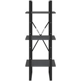 Ormarić za knjige s 3 razine sivi 40 x 30 x 105 cm od borovine | shoptok.hr