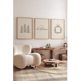 Wallity Uokvirena slika Nwyearmdl8, 33x48 cm, 3 dijela | Eponuda.ba