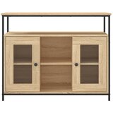  Komoda boja hrasta sonome 100 x 35 x 80 cm konstruirano drvo | Eponuda.ba