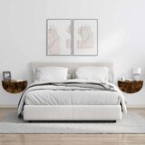  Stenska polica Dimljeni oreh 48 x 24 x 24 cm Konstruiran les, (5000200912) | Shoptok.si