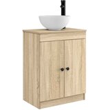 vidaXL Kopalniška omarica s pomivalnikom Sonoma hrast 54 x 35 x 83 cm, (5000245367) | Shoptok.si