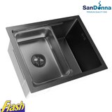  Crna podgradna inox sudopera (set) - sandonna - HD5040 | ePonuda.com