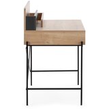 Marckeric Pisarniška pisalna miza iz masivnega hrasta 60x113 cm Lila – | Shoptok.si