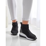 Resti Women's slip-on wedge sneakers with rhinestones Viseq | Shoptok.si
