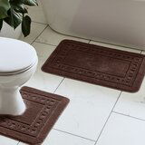 Catherine Lansfield Tamno smeđe kupaonske prostirke u setu 2 kom za WC 50x80 cm Armoni – | shoptok.hr