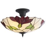 Endon 111896 - Plafonski luster Tiffany BOTANICA 3xE27/10W/230V, prečnik 45 cm | Eponuda.com