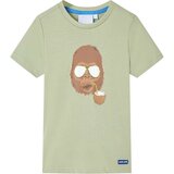  Dječja majica kratkih rukava svijetla kaki 116 | shoptok.hr