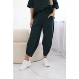 Kesi Włoski Cotton set blouse + trousers dark powder pink | ePonuda.com