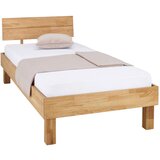Zandiara postelja natura, masiven hrast, 90x200 | Shoptok.si
