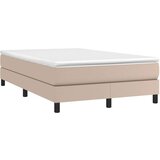  S oprugama i madrac cappuccino 120x200cm od umjetne kože | shoptok.hr