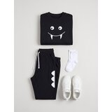 Sinsay Komplet: sweatshirt i hlače s 3D elementima | shoptok.hr