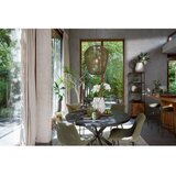 Light & Living Črna okrogla jedilna miza z mizno ploščo iz akacije ø 120 cm Yellov – | Shoptok.si